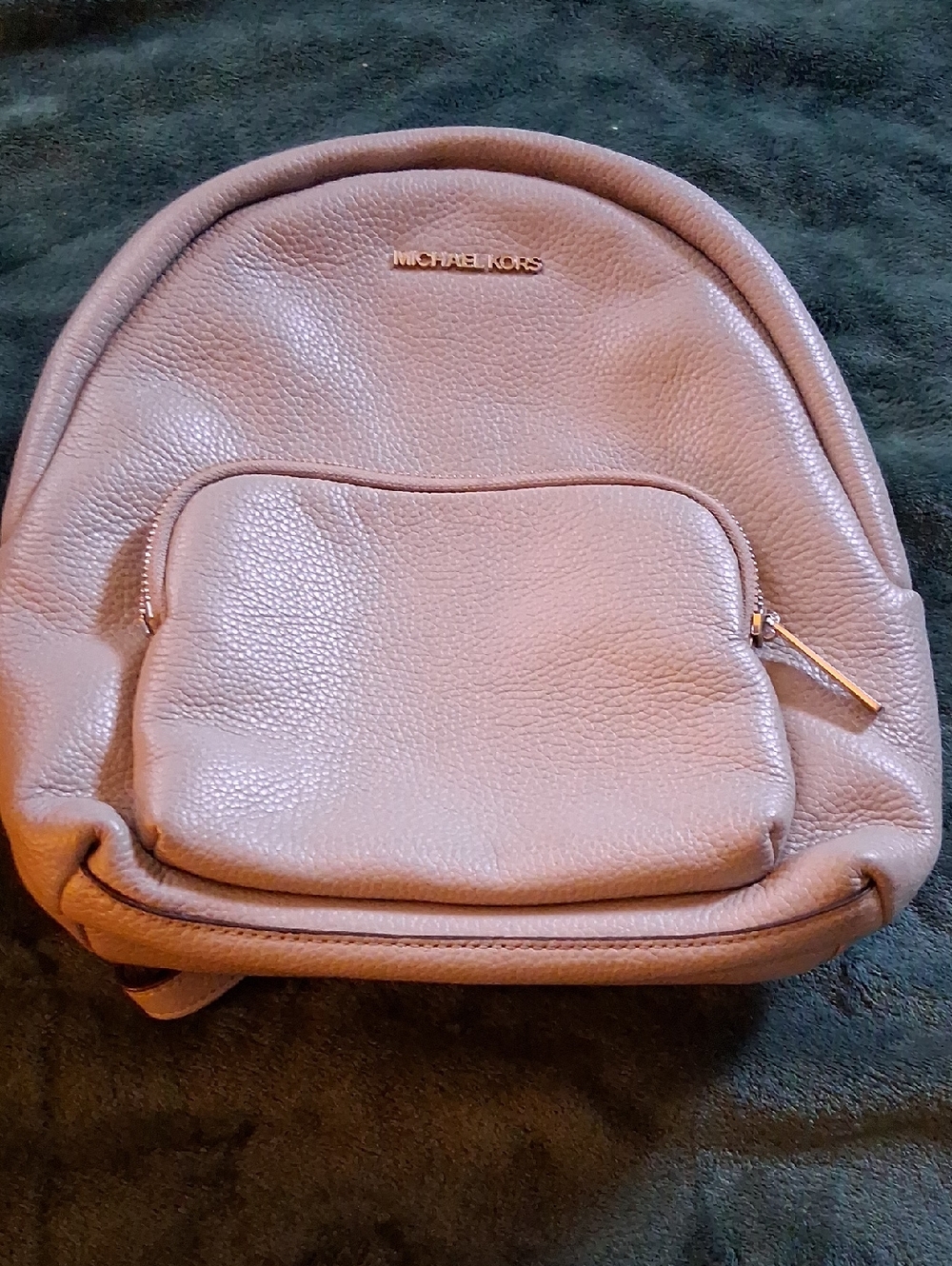 Michael Kors Mauve Pink Pebbled Leather Mini Backpack